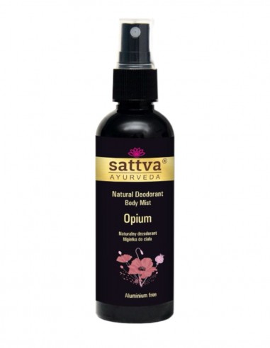 Deodorant fara aluminiu spray Opium, 80ml - Sattva
