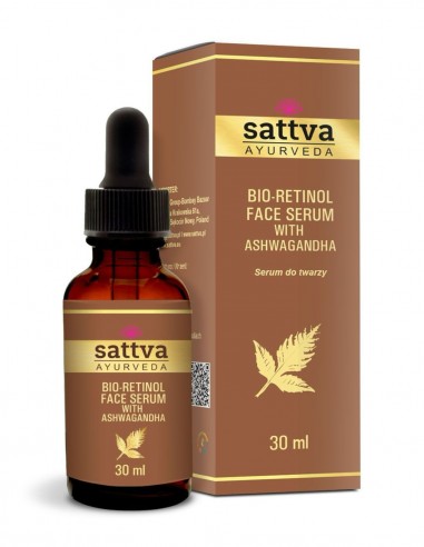 Ser cu retinol si ginseng indian, 30ml - Sattva