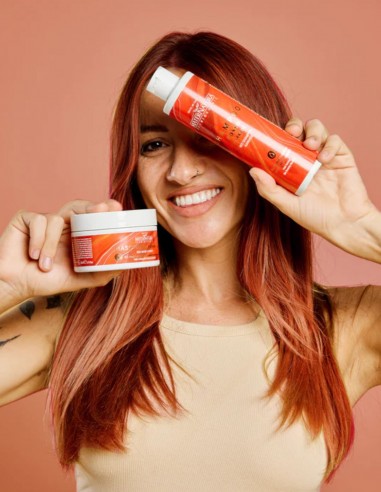 Set sampon nuantator si masca nuantatoare Rosu - Maternatura