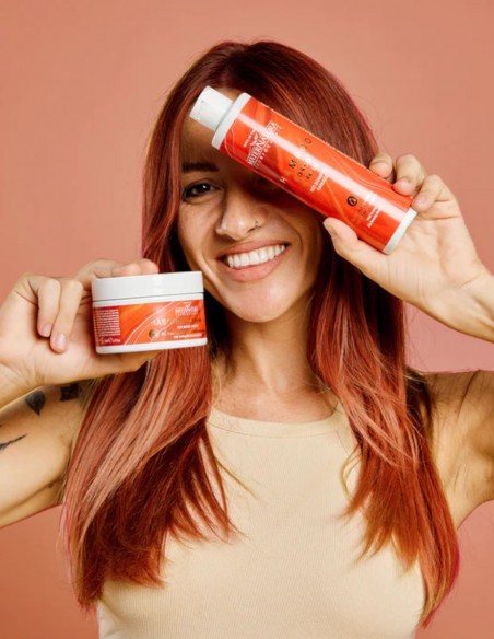 Set sampon nuantator si masca nuantatoare Rosu - Maternatura