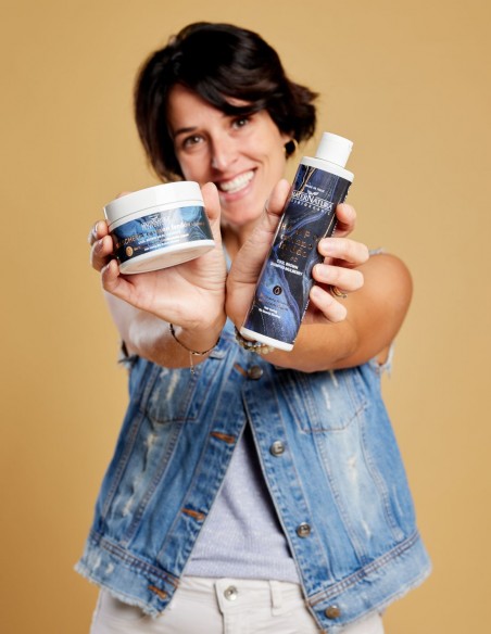 Set sampon nuantator si masca nuantatoare Saten Rece - Maternatura