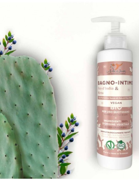 Gel intim cu cactus si mirt, 150ml – Erbe di Janas