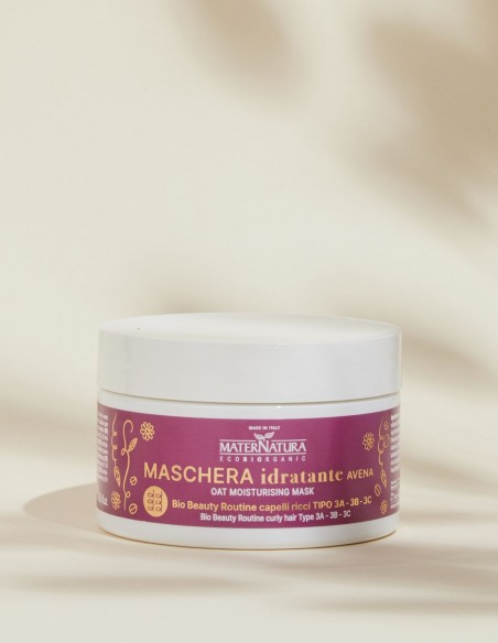 Masca pentru par cret cu ovaz, 200ml – Maternatura