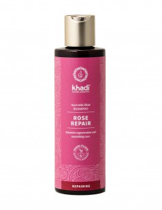 Sampon reparator cu trandafir de Damasc Khadi