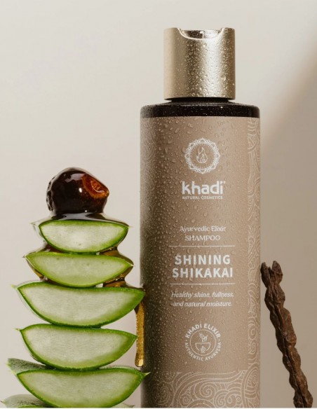 Sampon cu shikakai, hidratare si stralucire, 200ml - Khadi