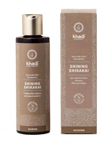Sampon cu shikakai, hidratare si stralucire, 200ml - Khadi