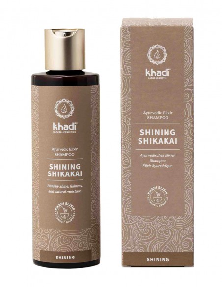 Sampon cu shikakai, hidratare si stralucire, 200ml - Khadi