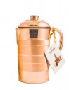 Carafa cupru Stripe, 1250ml – Sattva Ayurveda