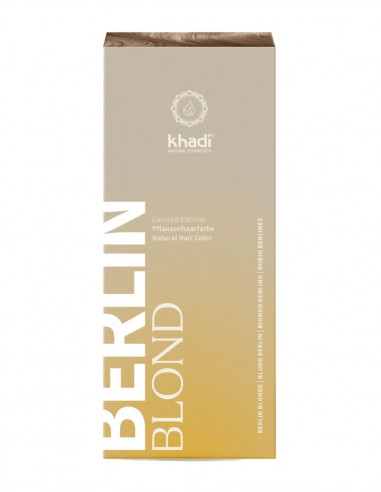 Vopsea de par Blond Berlin, blond cenusiu – Khadi