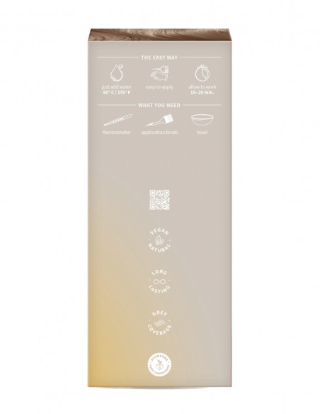 Vopsea de par Blond Berlin, blond cenusiu – Khadi