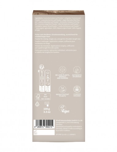 Vopsea de par Blond Berlin, blond cenusiu – Khadi