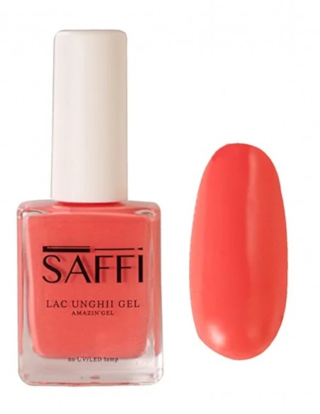 Lac de unghii gel Pink Coral 02, 10ml - Saffi
