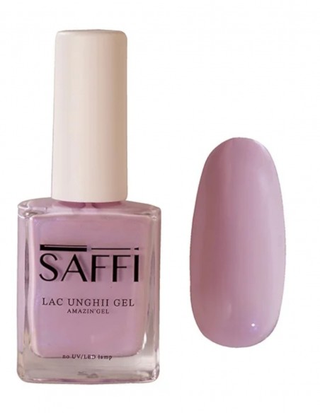 Lac de unghii gel Milky Lila 05, 10ml - Saffi
