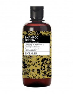 Sampon si gel de dus Ginseng si Ceai Verde, 500ml – Family Bioearth