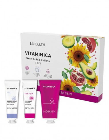 Set cosmetice ten uscat, matur Nutri & Self Rebirth Vitaminica - Bioearth