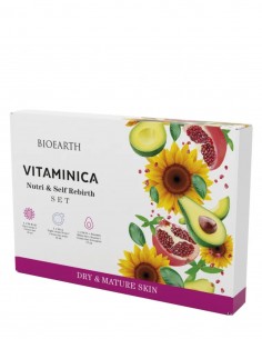 Set cosmetice ten uscat, matur Nutri & Self Rebirth Vitaminica - Bioearth 2