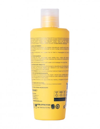 Sampon fara sulfati anti-frizz pentru par rebel, 250ml – Gyada Cosmetics