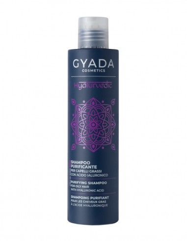 Sampon purificator cu neem si acid hialuronic, 200ml – Hyalurvedic Gyada