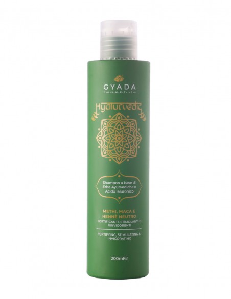 Sampon fortifiant cu methi, maca si cassia, 200ml – Hyalurvedic Gyada
