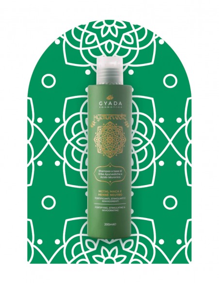 Sampon fortifiant cu methi, maca si cassia, 200ml – Hyalurvedic Gyada