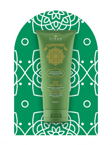 Masca de par crema fortifianta cu methi si acid hialuronic, 200ml – Hyalurvedic Gyada