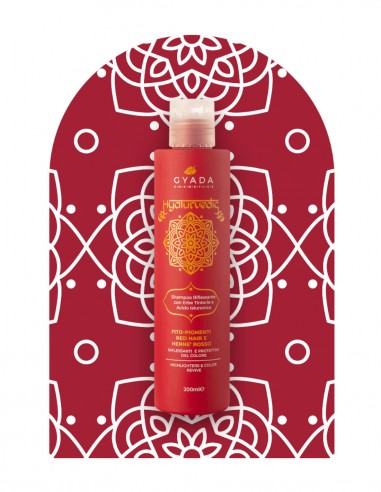 Sampon revitalizare culoare par roscat, 200ml – Hyalurvedic Gyada