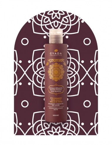 Sampon revitalizare culoare par saten, 200ml – Hyalurvedic Gyada