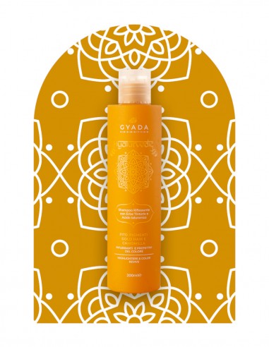 Sampon revitalizare culoare par blond, 200ml – Hyalurvedic Gyada
