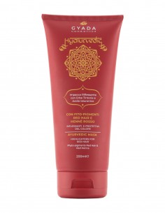 Masca de par revitalizare culoare par roscat, 200ml – Hyalurvedic Gyada