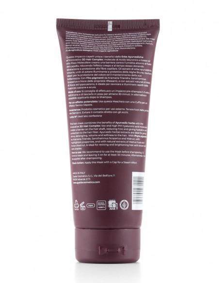 Masca de par revitalizare culoare par saten, 200ml – Hyalurvedic Gyada