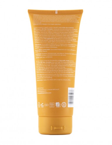 Masca de par revitalizare culoare par blond, 200ml – Hyalurvedic Gyada