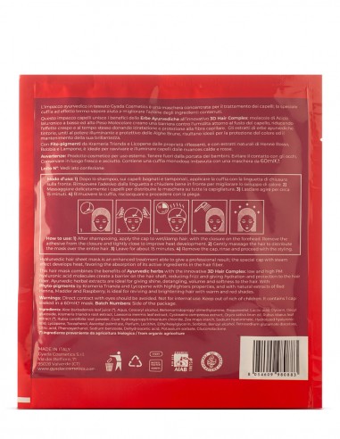 Masca par roscat tip casca cu efect termic – Hyalurvedic Gyada