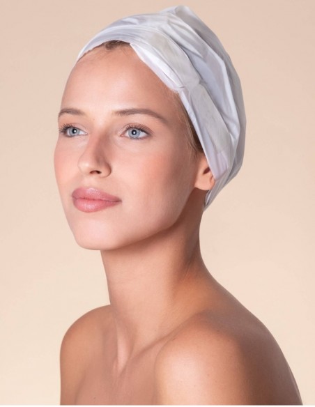 Masca par saten tip casca cu efect termic – Hyalurvedic Gyada