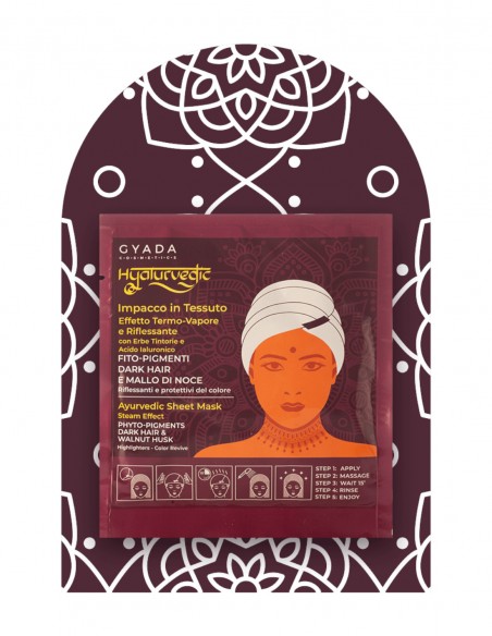 Masca par saten tip casca cu efect termic – Hyalurvedic Gyada