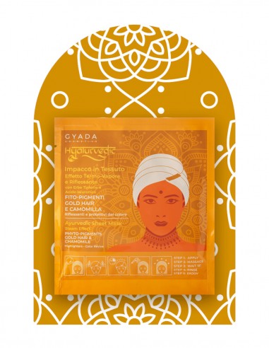 Masca par blond tip casca cu efect termic – Hyalurvedic Gyada