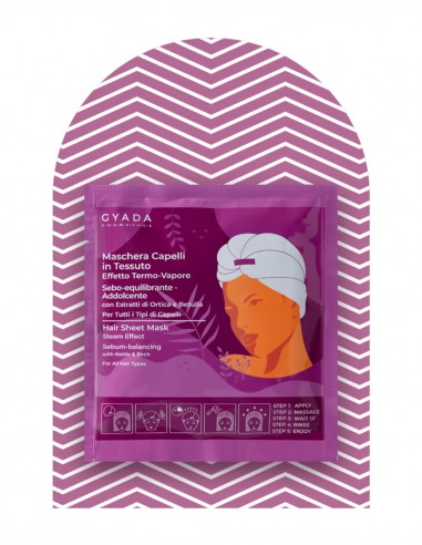 Masca de par tip casca cu efect termic pentru reglarea sebumului Gyada
