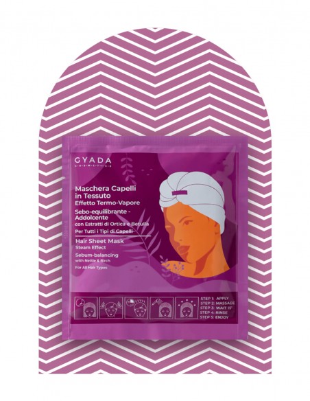 Masca de par tip casca cu efect termic pentru reglarea sebumului Gyada