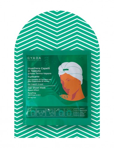 Masca de par antimatreata, par gras tip casca cu efect termic Gyada