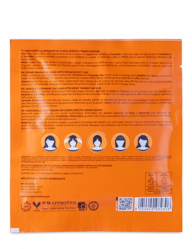 Masca par tern lipsit de stralucire tip casca cu efect termic Gyada