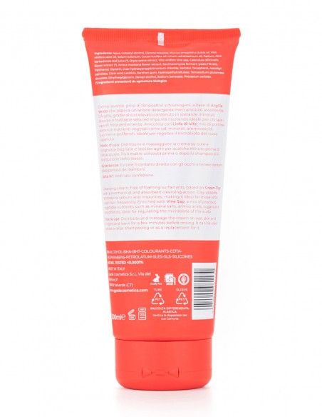 Crema pentru spalarea parului cu argila verde, 200ml – Gyada Cosmetics