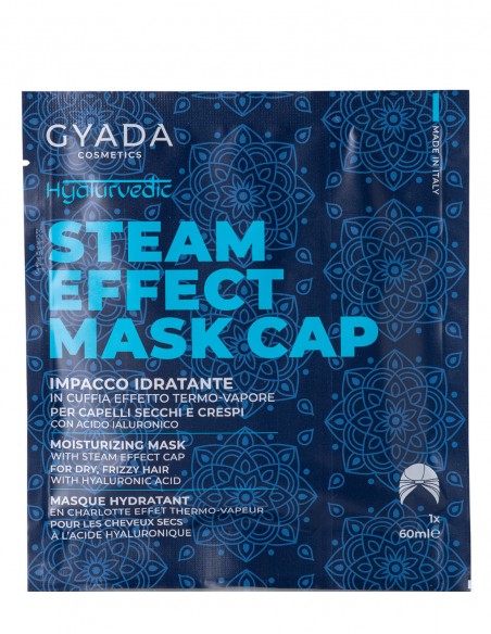 Masca de par cu acid hialuronic tip casca cu efect termic – Hyalurvedic Gyada