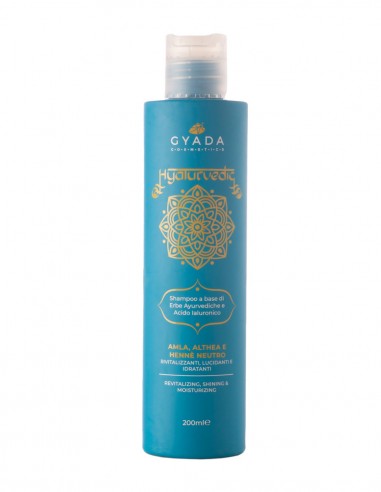 Sampon hidratant cu acid hialuronic, amla si cassia, 200ml – Hyalurvedic Gyada