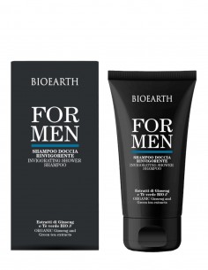 Sampon si gel de dus revigorant pentru barbati, 200ml – For Men Bioearth 2
