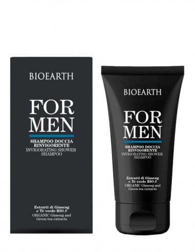 Sampon si gel de dus revigorant pentru barbati, 200ml – For Men Bioearth