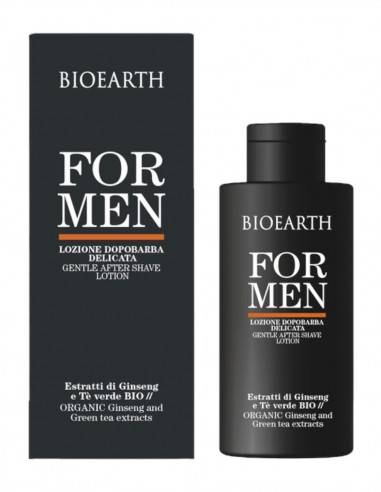 Aftershave barbati cu ginseng si ceai verde, For Men 100ml – Bioearth