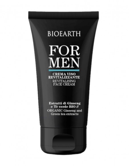 Crema de fata barbati cu ginseng si ceai verde, 50ml – For Men Bioearth