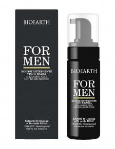 Spuma de ras si de curatare ten si barba pentru barbati, 150ml – For Men Bioearth 2