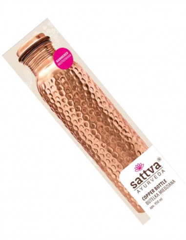 Sticla din cupru Hammer, 950ml – Sattva Ayurveda Sticla din cupru Hammer, 950ml – Sattva Ayurveda