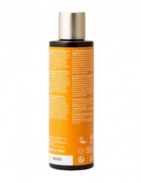 Sampon ayurvedic revitalizant Orange Vitality, 200ml - Khadi