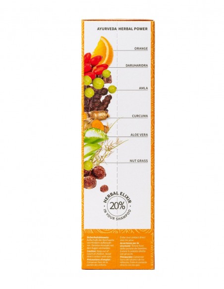 Sampon ayurvedic revitalizant Orange Vitality, 200ml - Khadi